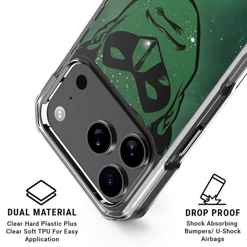 DC Comics Green Lantern Cosmic Portrait iPhone 18 Pro Clear Case