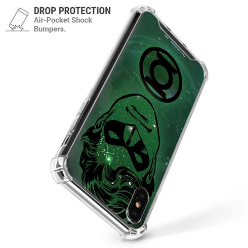 DC Comics Green Lantern Cosmic Portrait iPhone X/XS Clear Case