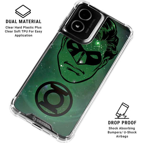 DC Comics Green Lantern Cosmic Portrait Moto G Power 5G (2024) Clear Case