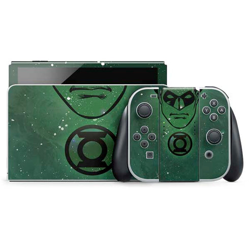 DC Comics Green Lantern Cosmic Portrait Nintendo Skins
