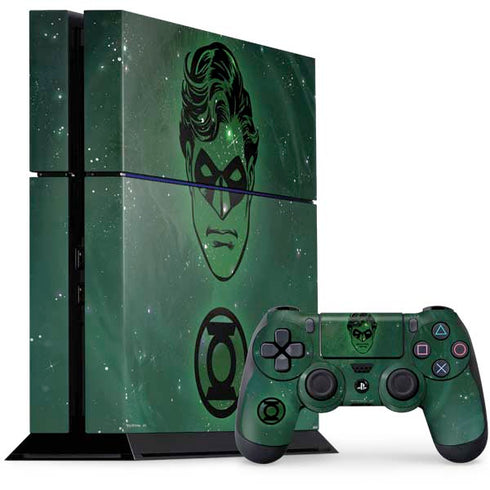 DC Comics Green Lantern Cosmic Portrait PS4 Console and Controller Bundle Skin