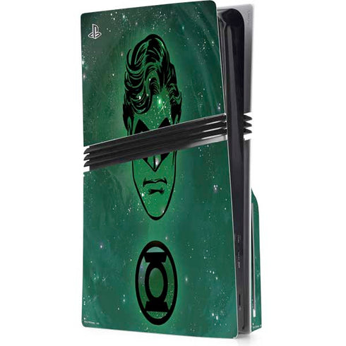 DC Comics Green Lantern Cosmic Portrait PS5 Pro Disk Console Skin