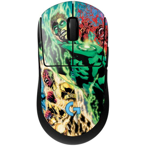 DC Comics Green Lantern Blackest Night Art work by Ivan Reis G Pro Wireless Gaming Mouse Skin