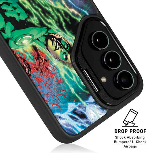 DC Comics Green Lantern Blackest Night Art work by Ivan Reis Galaxy S24 FE Kickstand Case