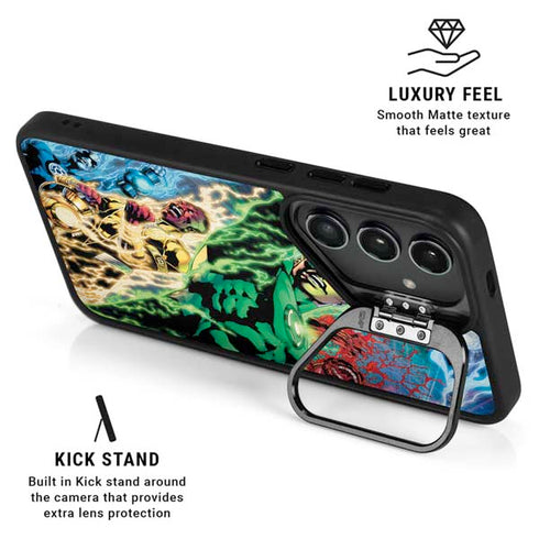 DC Comics Green Lantern Blackest Night Art work by Ivan Reis Galaxy S25 Kickstand Case