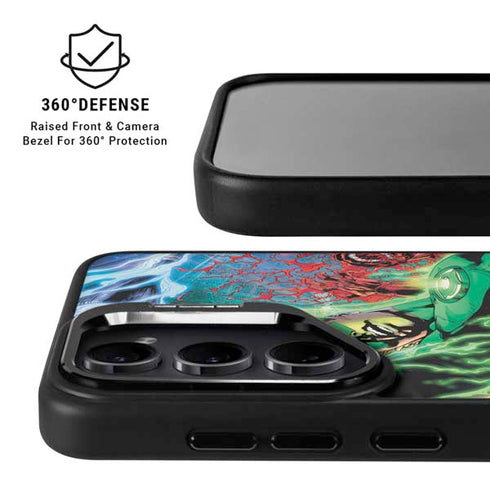 DC Comics Green Lantern Blackest Night Art work by Ivan Reis Galaxy S25 Kickstand Case