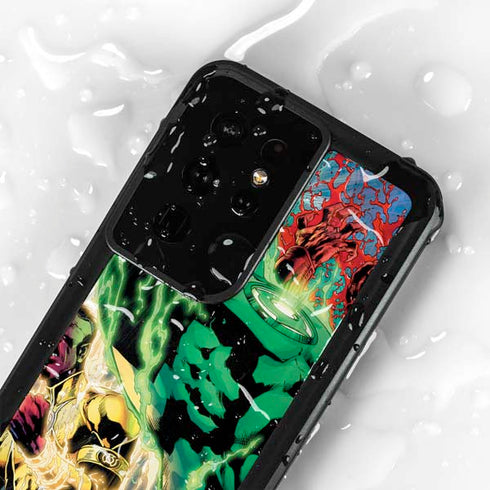 DC Comics Green Lantern Blackest Night Art work by Ivan Reis Galaxy S24 Ultra Waterproof Case