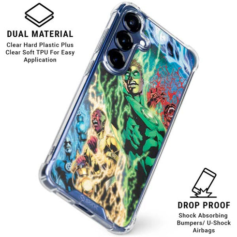 DC Comics Green Lantern Blackest Night Art work by Ivan Reis Galaxy S25 Plus Clear Case