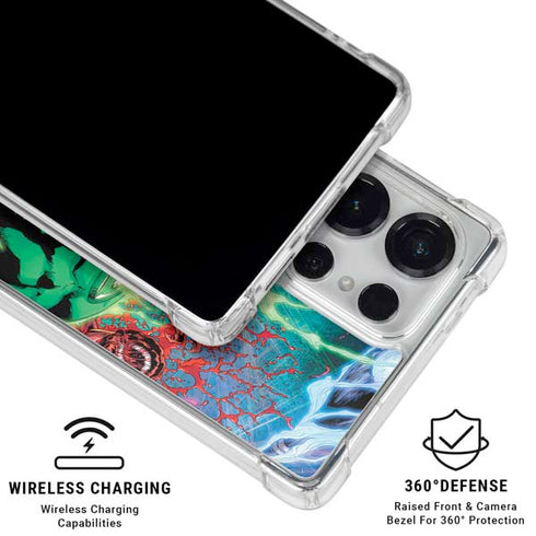 DC Comics Green Lantern Blackest Night Art work by Ivan Reis Galaxy S25 Ultra Clear Case