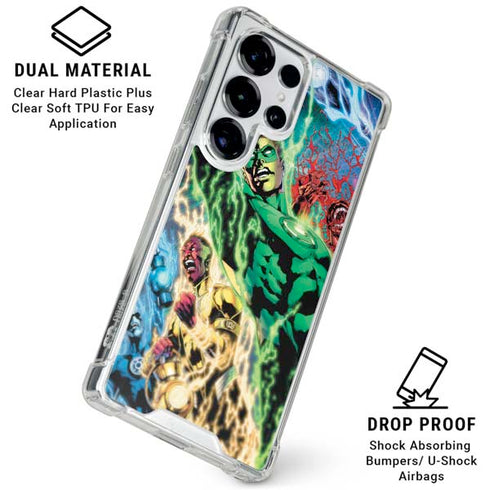 DC Comics Green Lantern Blackest Night Art work by Ivan Reis Galaxy S26 Ultra Clear Case