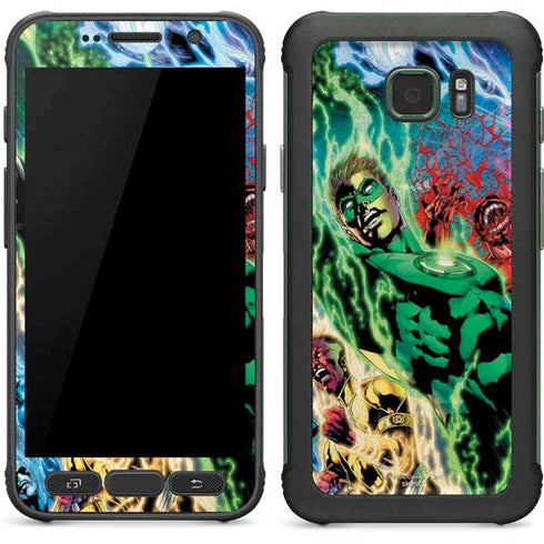 DC Comics Green Lantern Blackest Night Art work by Ivan Reis Galaxy S7 Active Skin