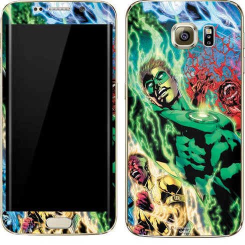 DC Comics Green Lantern Blackest Night Art work by Ivan Reis Galaxy S7 Edge Skin