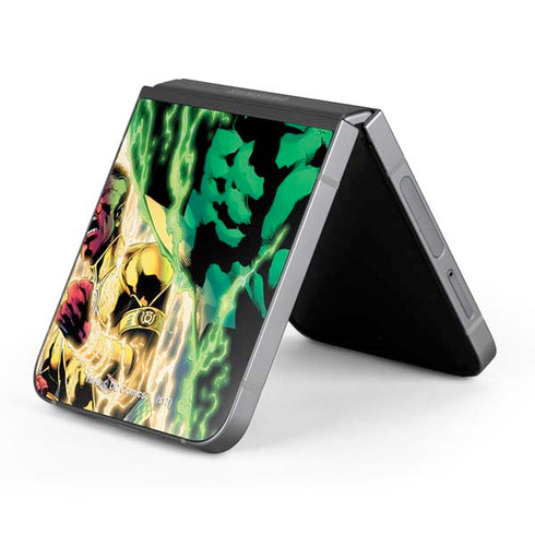 DC Comics Green Lantern Blackest Night Art work by Ivan Reis Galaxy Z Flip6 Skin