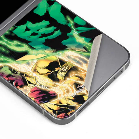 DC Comics Green Lantern Blackest Night Art work by Ivan Reis Galaxy Z Flip6 Skin