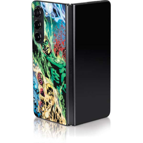 DC Comics Green Lantern Blackest Night Art work by Ivan Reis Galaxy Z Fold5 5G Skin