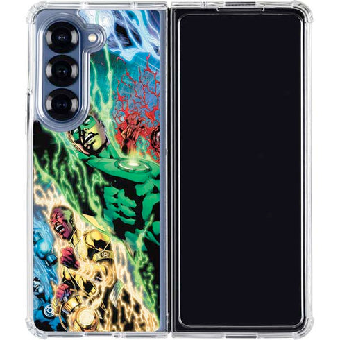 DC Comics Green Lantern Blackest Night Art work by Ivan Reis Galaxy Z Fold6 Clear Case