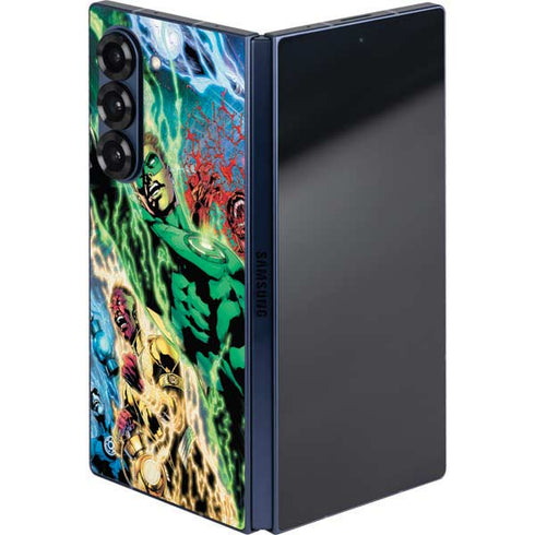 DC Comics Green Lantern Blackest Night Art work by Ivan Reis Galaxy Z Fold6 Skin