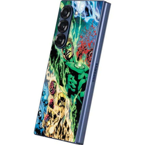 DC Comics Green Lantern Blackest Night Art work by Ivan Reis Galaxy Z Fold6 Skin