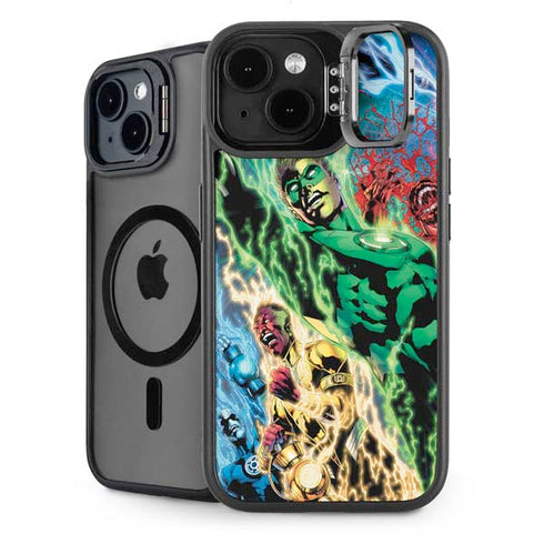 DC Comics Green Lantern Blackest Night Art work by Ivan Reis iPhone 15 Plus Kickstand Case