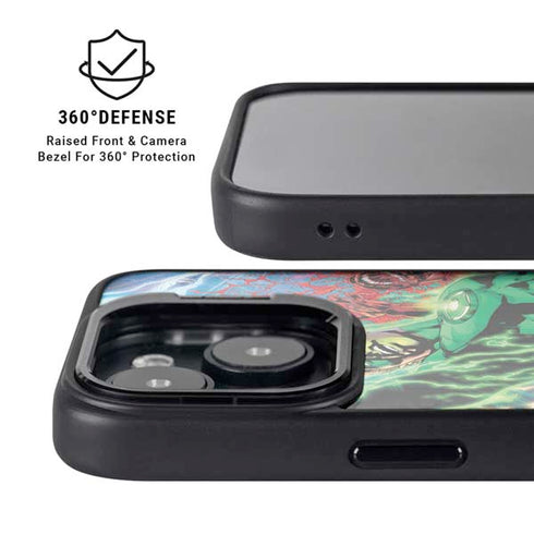 DC Comics Green Lantern Blackest Night Art work by Ivan Reis iPhone 15 Plus Kickstand Case