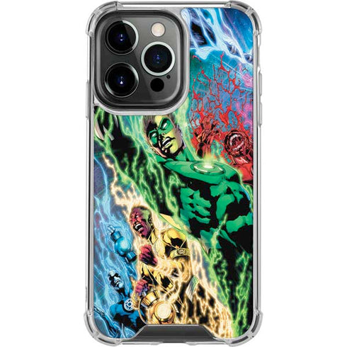DC Comics Green Lantern Blackest Night Art work by Ivan Reis iPhone 16 Pro Clear Case