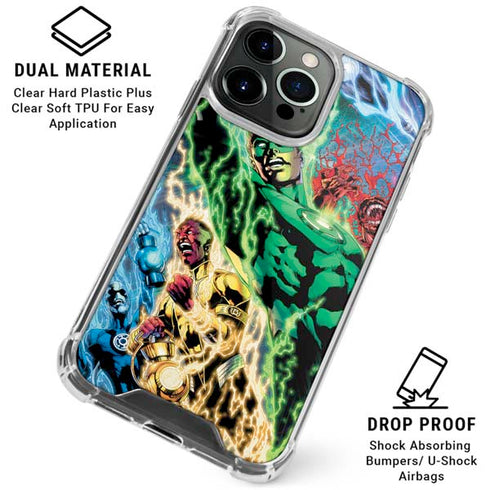 DC Comics Green Lantern Blackest Night Art work by Ivan Reis iPhone 16 Pro Clear Case