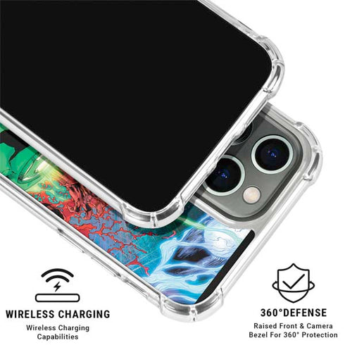 DC Comics Green Lantern Blackest Night Art work by Ivan Reis iPhone 16 Pro Max Clear Case