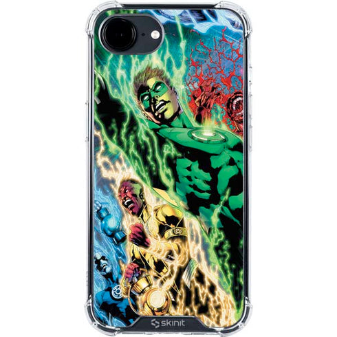 DC Comics Green Lantern Blackest Night Art work by Ivan Reis iPhone 16e Clear Case