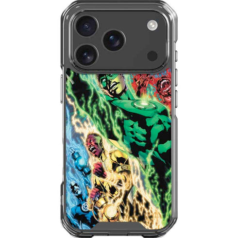 DC Comics Green Lantern Blackest Night Art work by Ivan Reis iPhone 18 Pro Clear Case