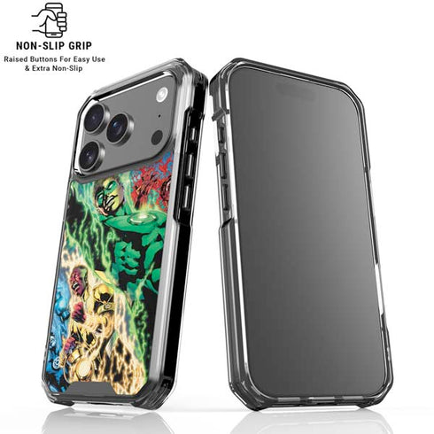 DC Comics Green Lantern Blackest Night Art work by Ivan Reis iPhone 18 Pro Clear Case