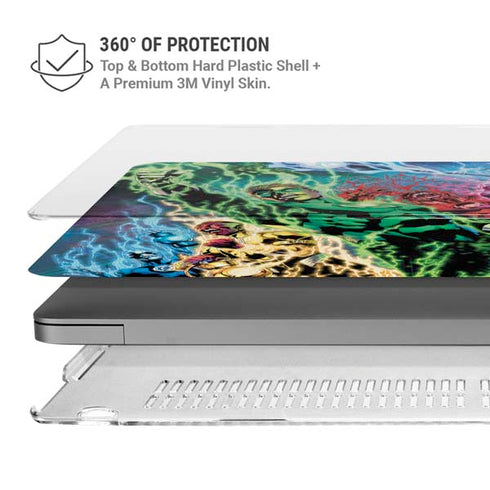 DC Comics Green Lantern Blackest Night Art work by Ivan Reis MacBook Pro 14in (2021-24) Case plus Skin