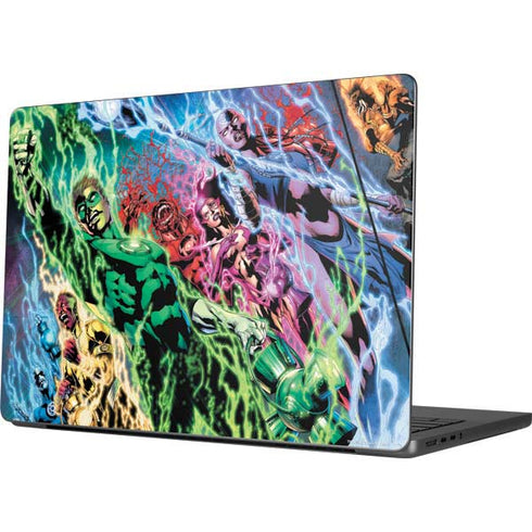 DC Comics Green Lantern Blackest Night Art work by Ivan Reis Apple MacBook Pro 14-inch Skin