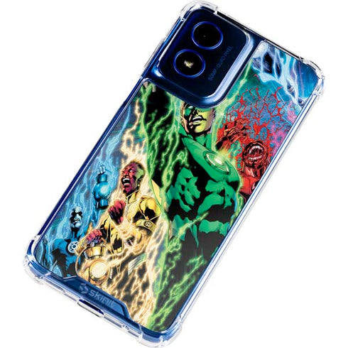 DC Comics Green Lantern Blackest Night Art work by Ivan Reis Moto G 5G (2024) Clear Case