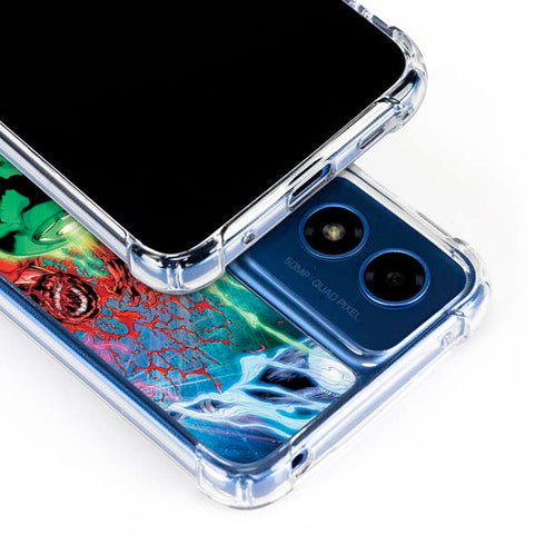 DC Comics Green Lantern Blackest Night Art work by Ivan Reis Moto G 5G (2024) Clear Case