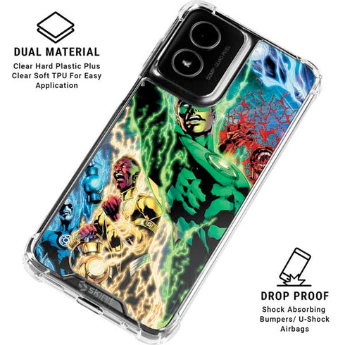 DC Comics Green Lantern Blackest Night Art work by Ivan Reis Moto G Power 5G (2024) Clear Case
