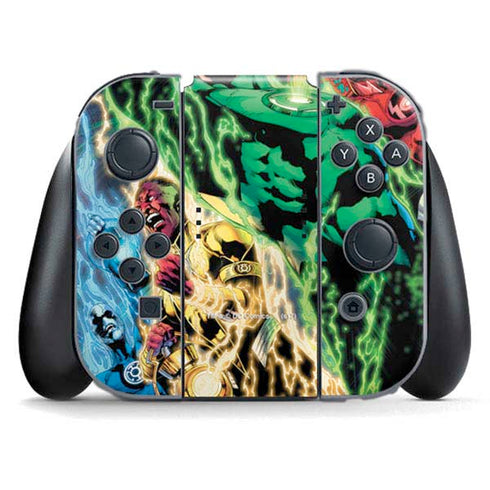 DC Comics Green Lantern Blackest Night Art work by Ivan Reis Nintendo Switch (2017-2021) Joy-Con Controller Skin