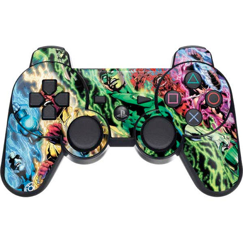 DC Comics Green Lantern Blackest Night Art work by Ivan Reis PS3 Dual Shock wireless controller Skin