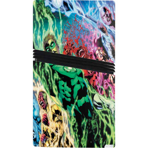 DC Comics Green Lantern Blackest Night Art work by Ivan Reis PS5 Pro Bundle Skin