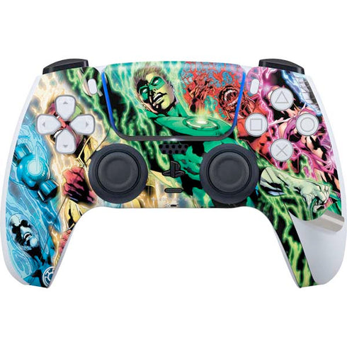 DC Comics Green Lantern Blackest Night Art work by Ivan Reis PS5 Pro Bundle Skin