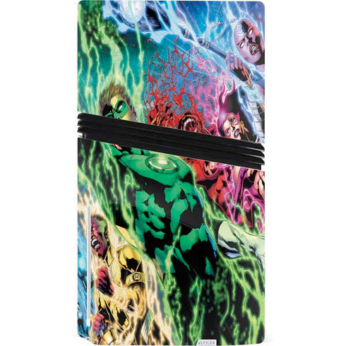 DC Comics Green Lantern Blackest Night Art work by Ivan Reis PS5 Pro Disk Console Skin