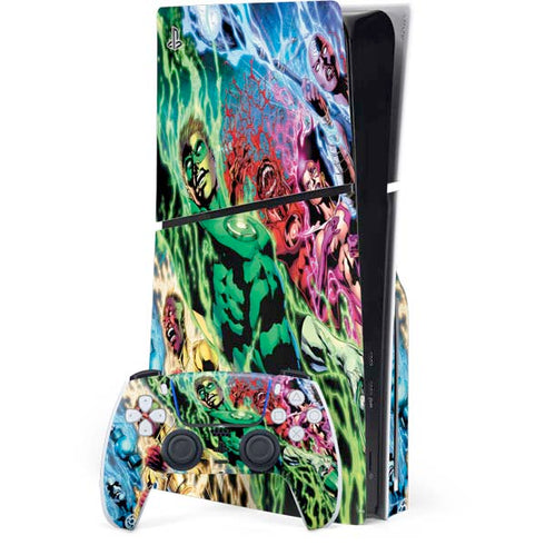 DC Comics Green Lantern Blackest Night Art work by Ivan Reis PlayStation PS5 Skins