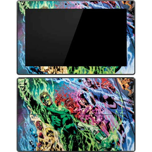 DC Comics Green Lantern Blackest Night Art work by Ivan Reis Surface Pro Tablet Skin