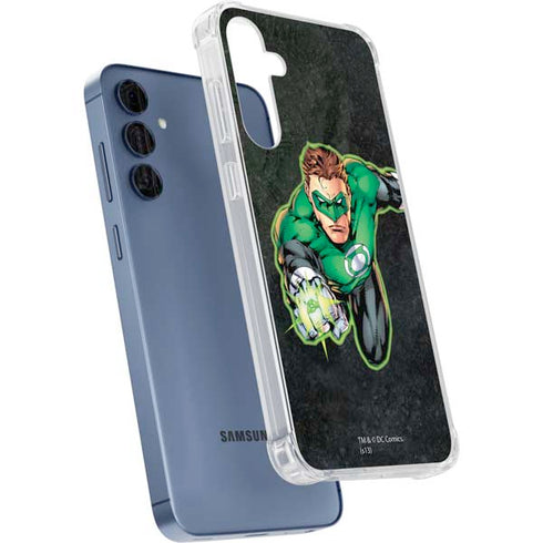 DC Comics Green Lantern Portrait Art by Jim Lee Galaxy A55 5G Clear Case