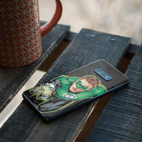 DC Comics Green Lantern Portrait Art by Jim Lee Galaxy S10e Skin
