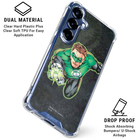 DC Comics Green Lantern Portrait Art by Jim Lee Galaxy S25 Plus Clear Case