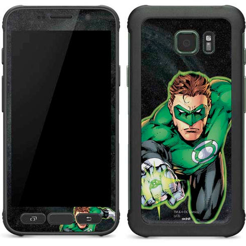 DC Comics Green Lantern Portrait Art by Jim Lee Galaxy S7 Active Skin