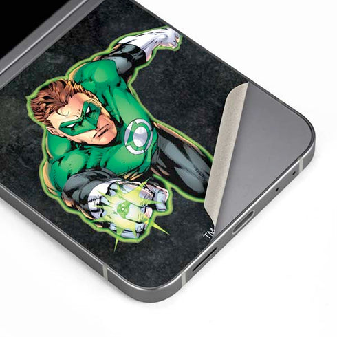 DC Comics Green Lantern Portrait Art by Jim Lee Galaxy Z Flip6 Skin