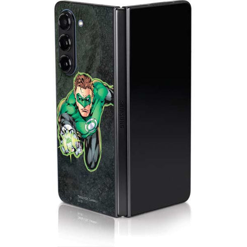 DC Comics Green Lantern Portrait Art by Jim Lee Galaxy Z Fold5 5G Skin