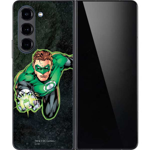 DC Comics Green Lantern Portrait Art by Jim Lee Galaxy Z Fold5 5G Skin