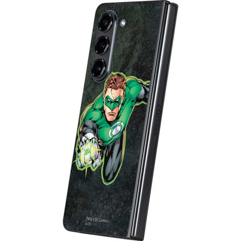 DC Comics Green Lantern Portrait Art by Jim Lee Galaxy Z Fold5 5G Skin